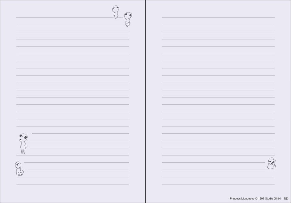 Studio Ghibli Princess Mononoke Journal