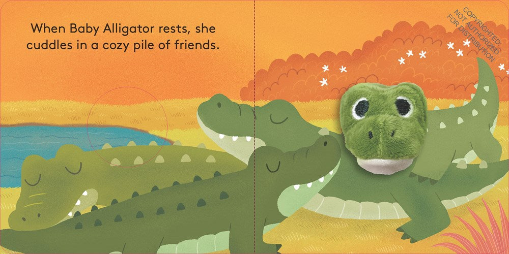 Baby Alligator: Finger Puppet Book