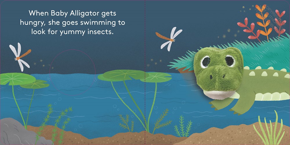 Baby Alligator: Finger Puppet Book