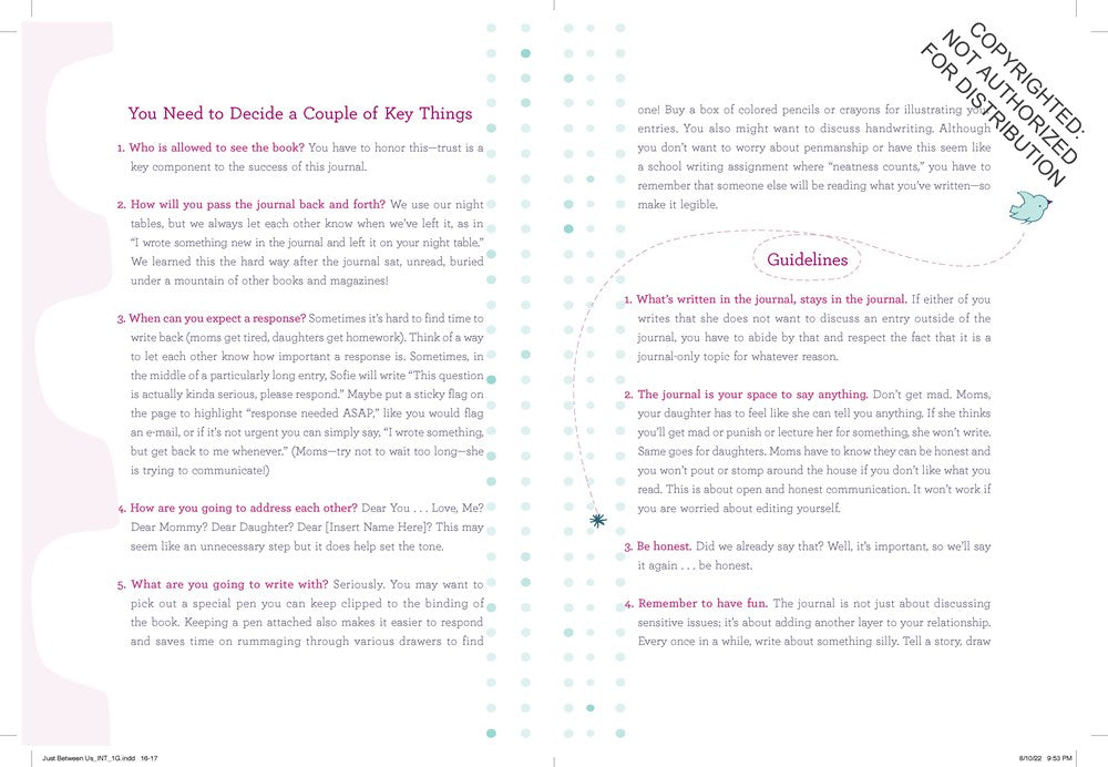 Just Between Us: Mother & Daughter revised edition