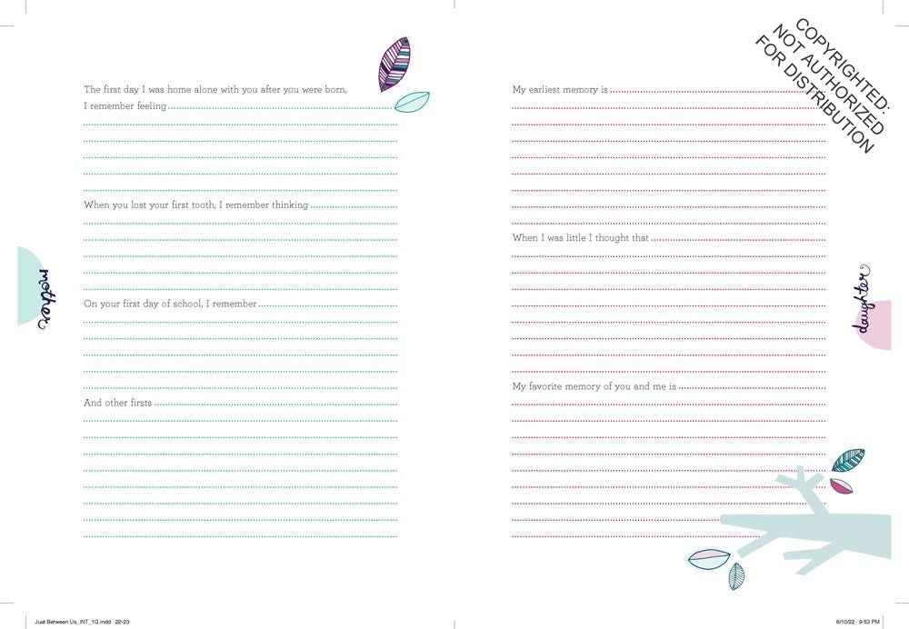 Just Between Us: Mother & Daughter revised edition