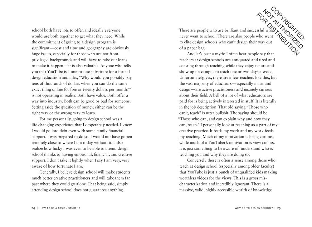 How to Be a Design Student (and How to Teach Them)