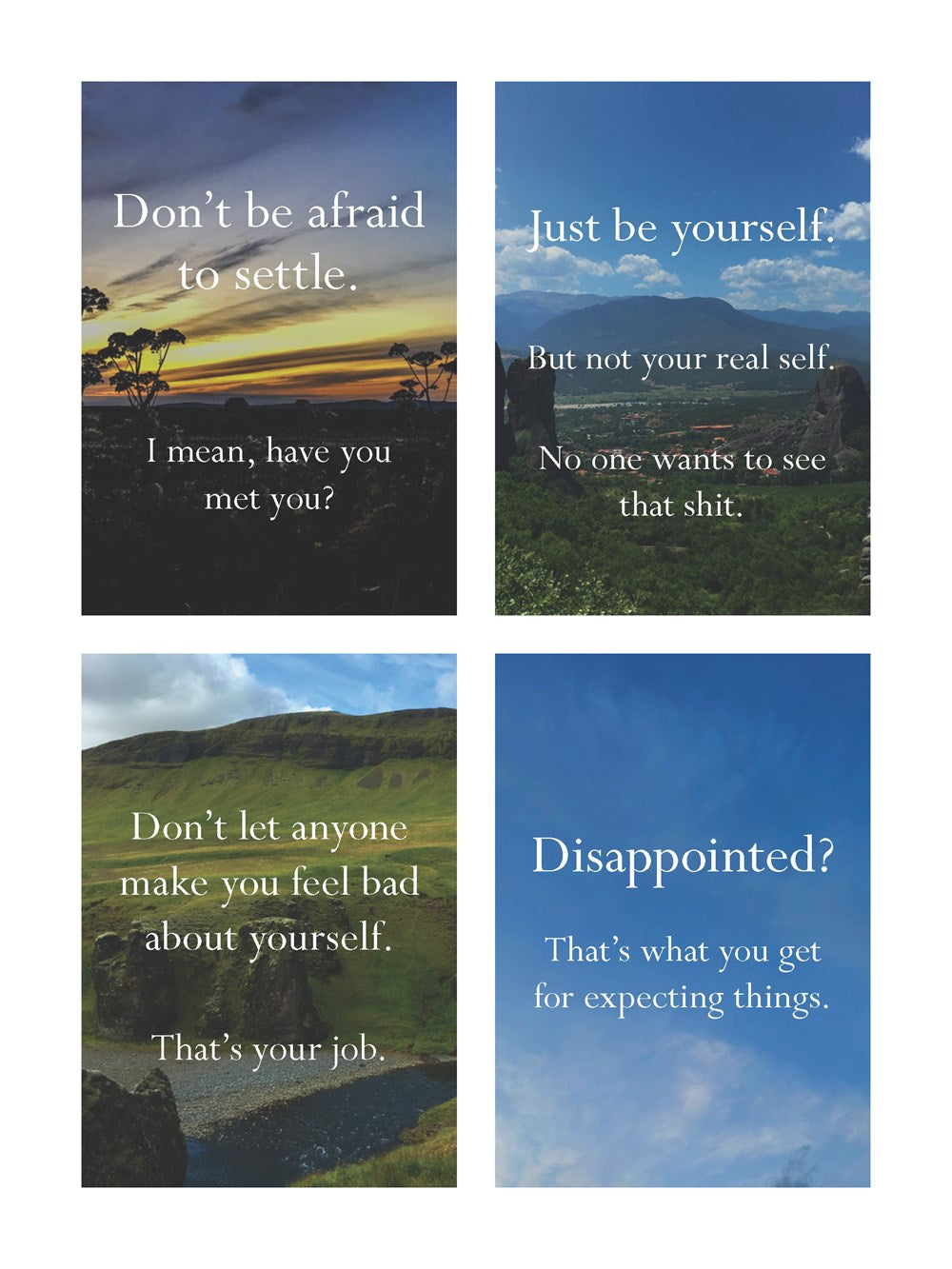 Disappointing Affirmations Sticker Book: 100+ Stickers to Stick Wherever