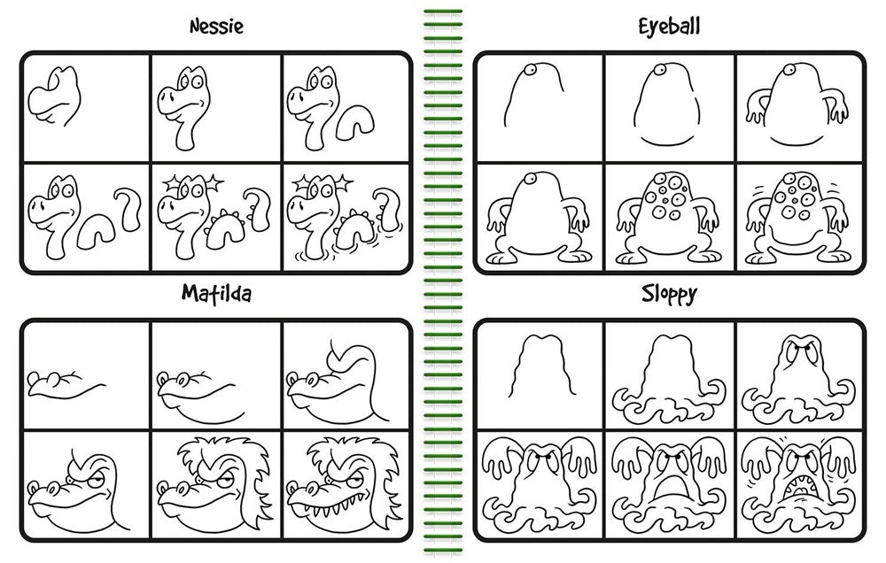 How To Draw 101 Monsters