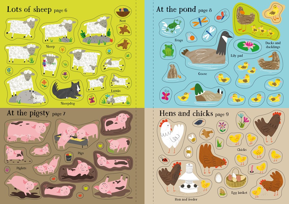 Little First Stickers Farm: A Fun and Bestselling Sticker Activity Book with Cows, Sheep, and Chickens