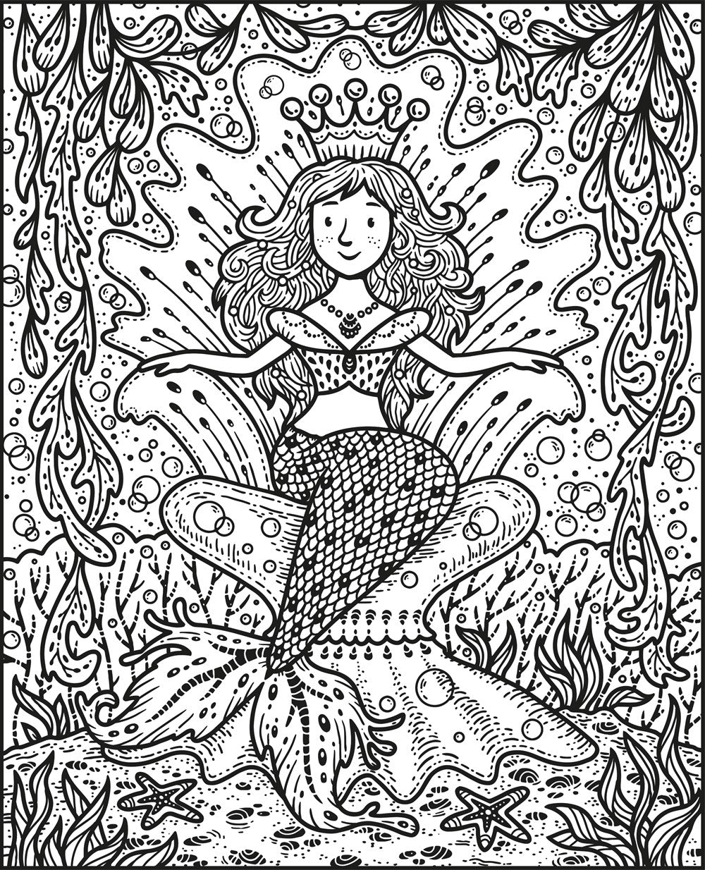 Mermaids Magic Painting Book: An Interactive No-Mess Magic Painting Activity Book for Kids, with Mermaids, Dolphins, and Beach Scenes