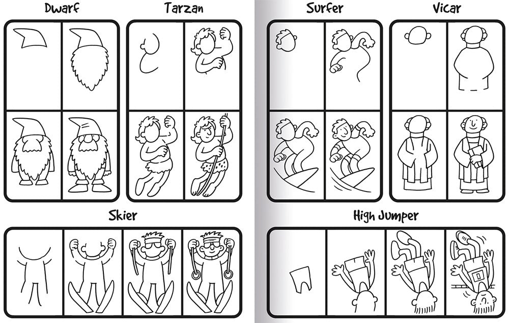 How to Draw 101 Funny People