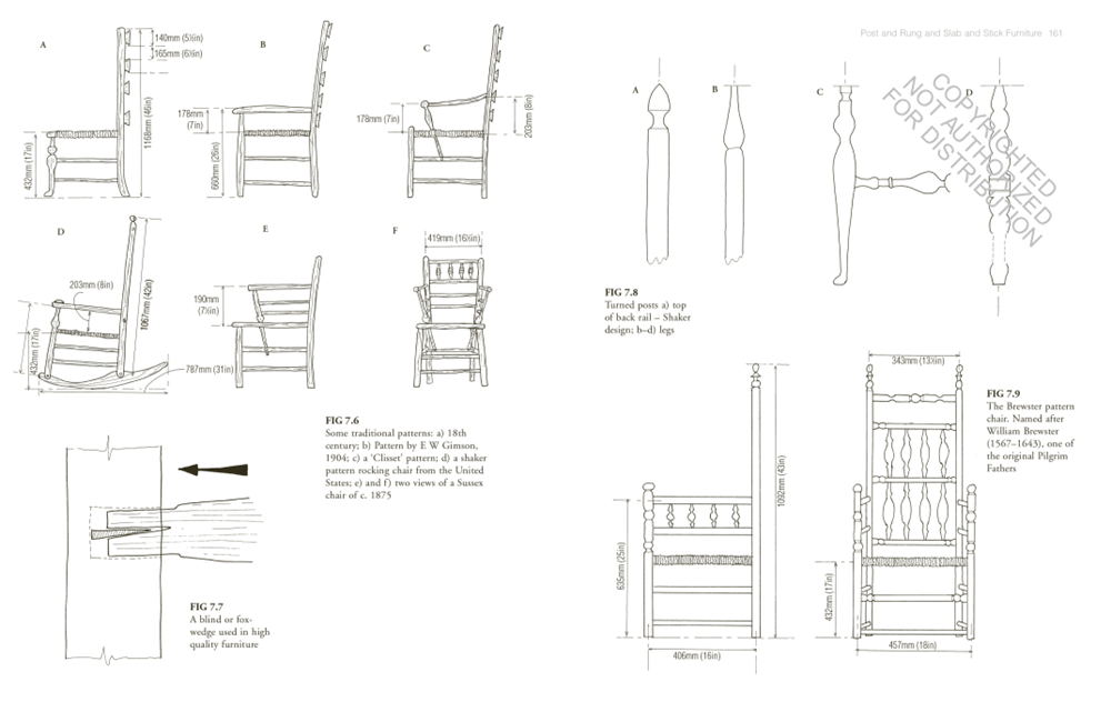 Green Woodworking Pattern Book