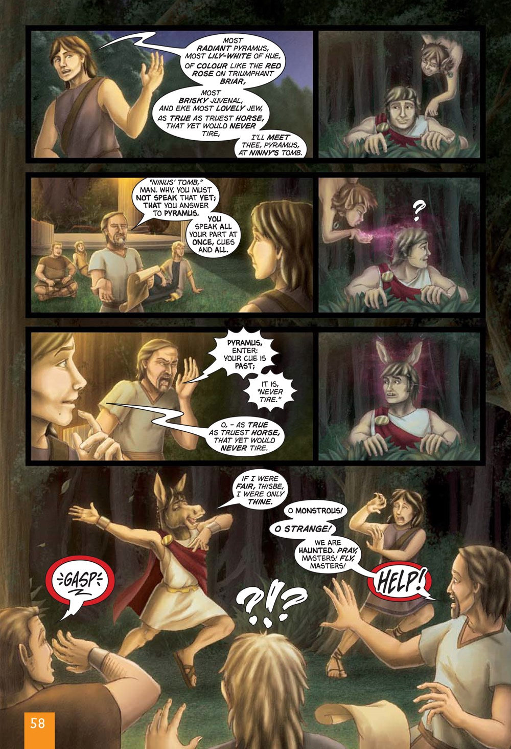 A Midsummer Night's Dream The Graphic Novel: Original Text