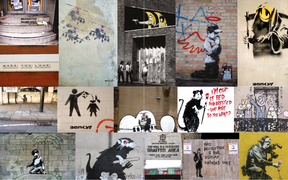 Banksy You Are An Acceptable Level of Threat and if You Were Not You Would Know About it