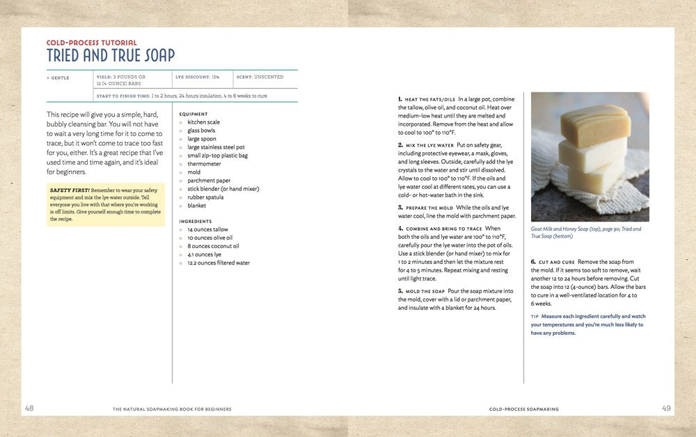 The Natural Soap Making Book for Beginners: Do-It-Yourself Soaps Using All-Natural Herbs, Spices, and Essential Oils