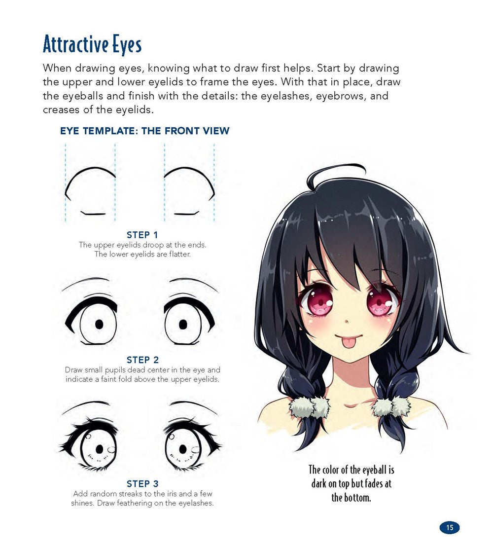 Master Guide to Drawing Anime: Amazing Girls: How to Draw Essential Character Types from Simple Templates - A How to Draw Anime / Manga Step by Step Book Series (Volume 2)