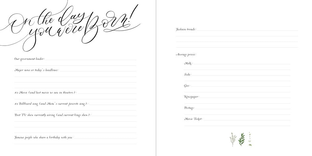 As You Grow: A Modern Memory Book for Baby