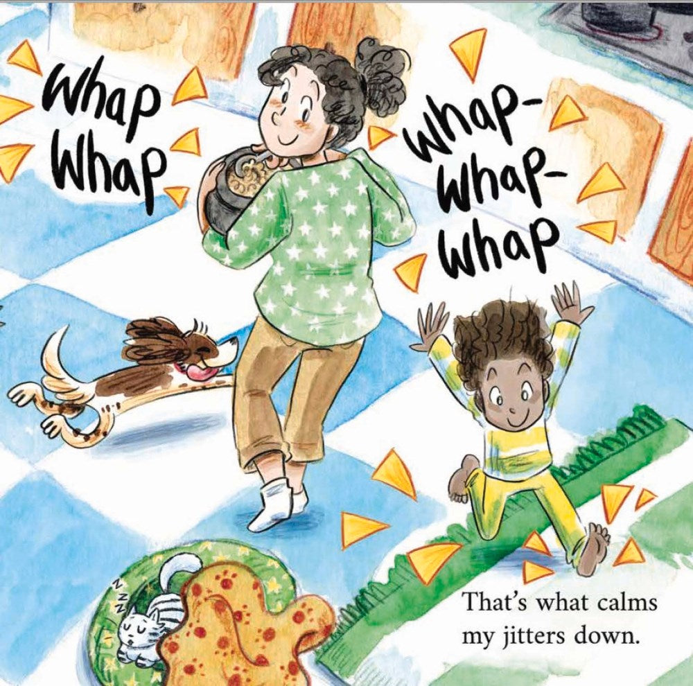 Wiggles, Stomps, and Squeezes Calm My Jitters Down