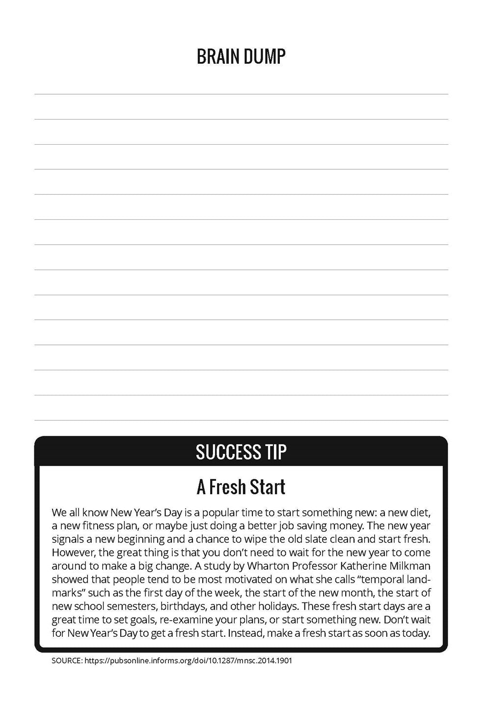 The Intention Journal