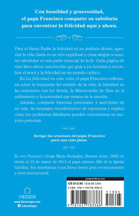 La felicidad en esta vida / Pope Francis: Happiness in This Life