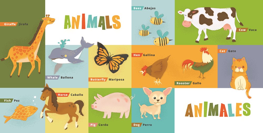 First 100 Words in English and Spanish