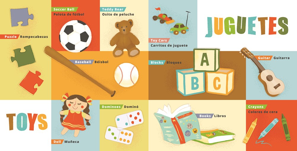 First 100 Words in English and Spanish