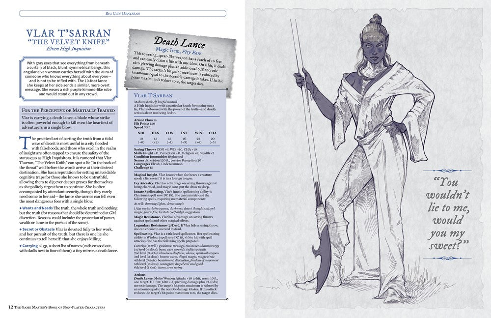 The Game Master's Book of Non-Player Characters: 500+ unique bartenders, brawlers, mages, merchants, royals, rogues, sages, sailors, warriors, weirdos and more for 5th edition RPG adventures