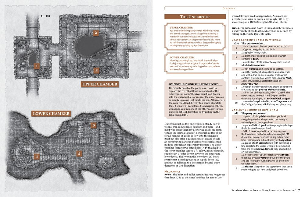 The Game Master's Book of Traps, Puzzles and Dungeons: A punishing collection of bone-crunching contraptions, brain-teasing riddles and stamina-testing encounter locations for 5th edition RPG adventures