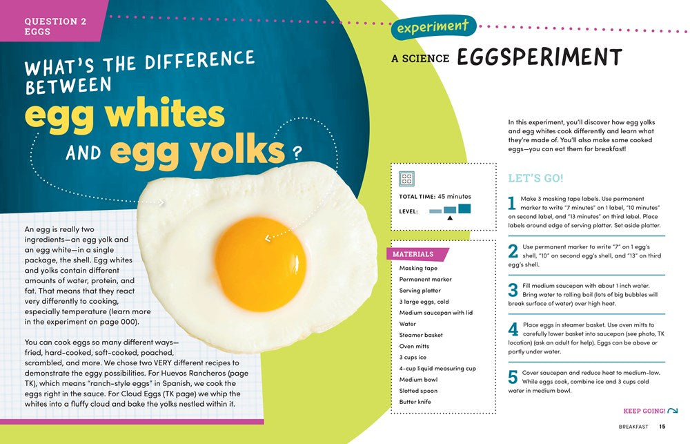 The Complete Cookbook for Young Scientists: Good Science Makes Great Food: 70+ Recipes, Experiments, & Activities (Young Chefs Series)