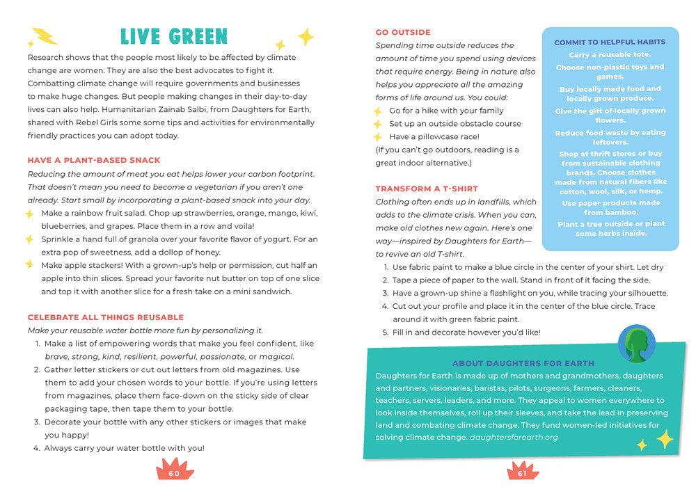 Rebel Girls Climate Warriors: 25 Tales of Women Who Protect the Earth