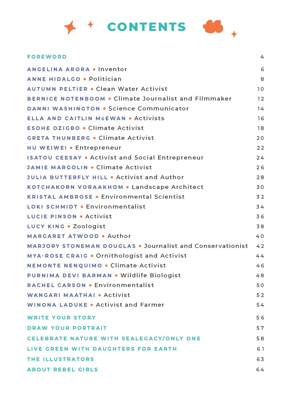 Rebel Girls Climate Warriors: 25 Tales of Women Who Protect the Earth