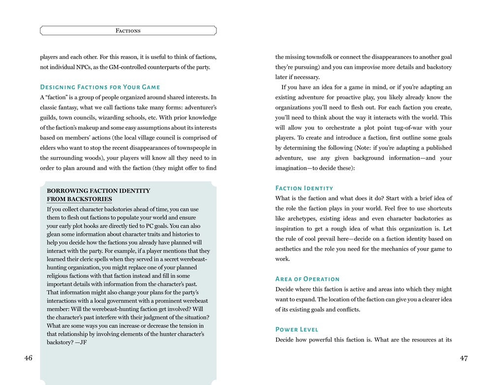 The Game Master's Handbook of Proactive Roleplaying: Guidelines and strategies for running PC-driven narratives in 5E adventures (The Game Master Series)