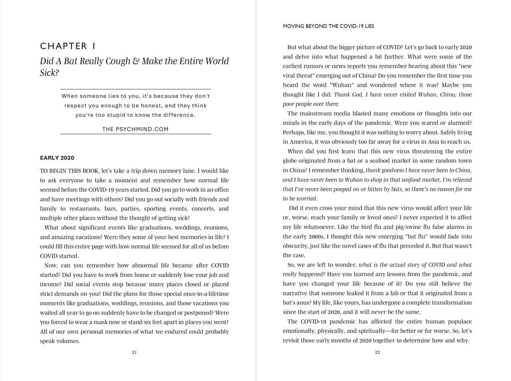 Moving Beyond the COVID-19 Lies