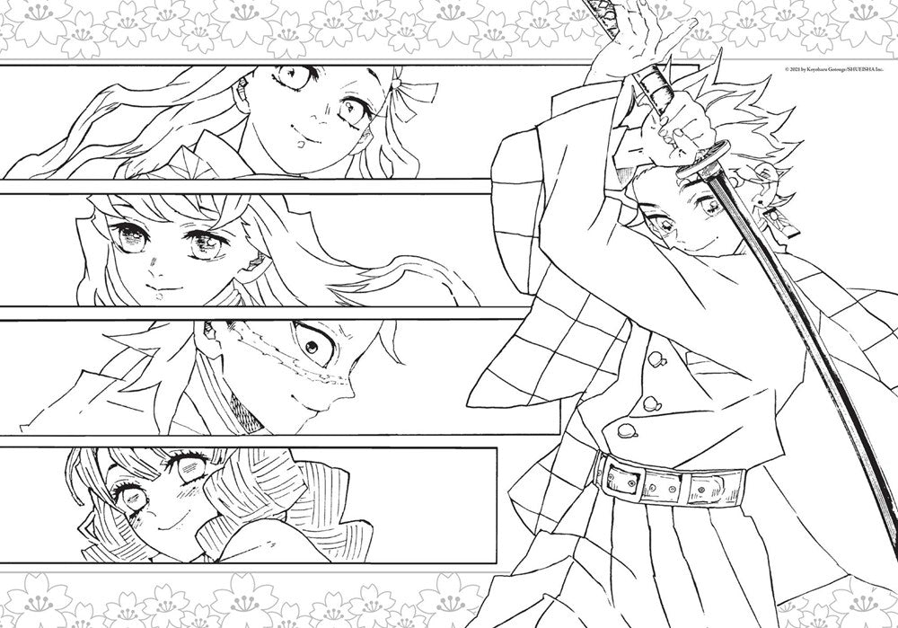 Demon Slayer: Kimetsu no Yaiba: The Official Coloring Book