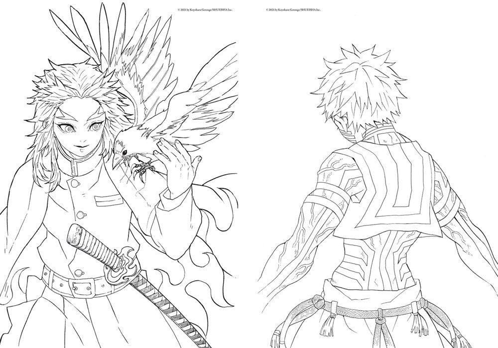 Demon Slayer: Kimetsu no Yaiba: The Official Coloring Book