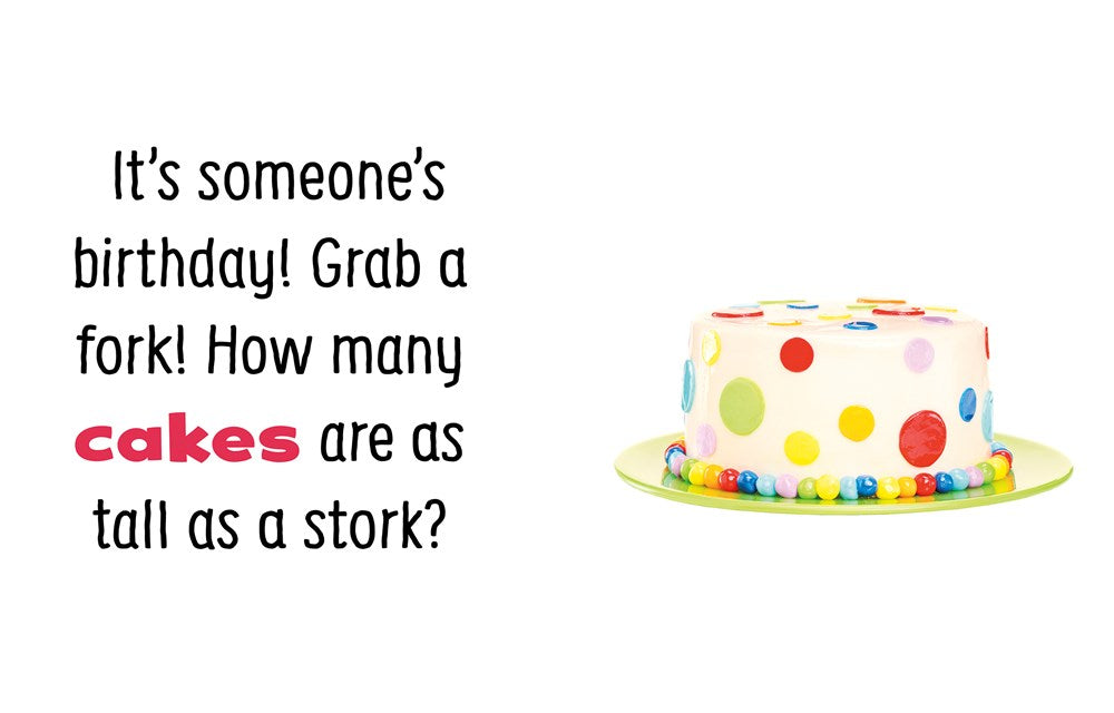 How Many Flamingos Tall Is a Giraffe?