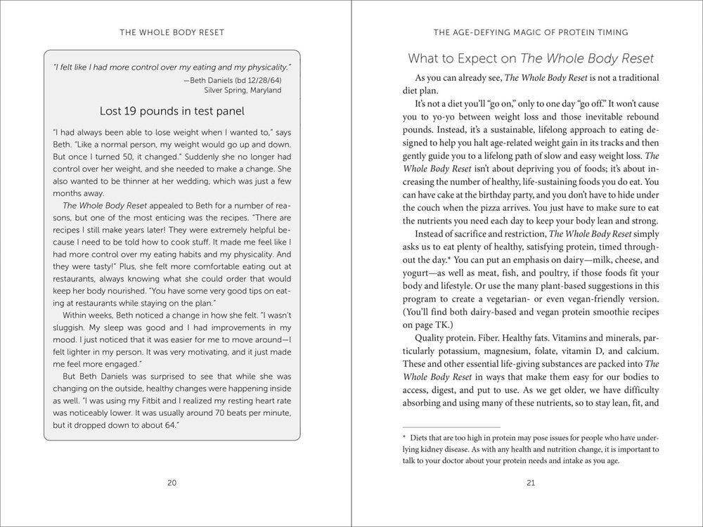 The Whole Body Reset: Your Weight-Loss Plan for a Flat Belly, Optimum Health & a Body You'll Love at Midlife and Beyond