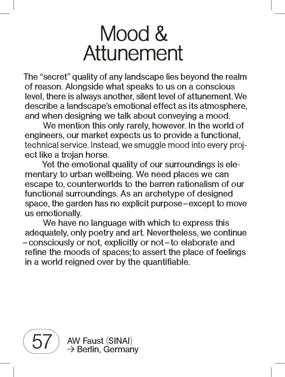 250 Things a Landscape Architect Should Know