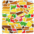 STICKER PUZZLES; ADVENTURES IN WONDERLAND: Sticker by Number; 10 Puzzles with a Fun Exploration Story; For Kids Ages 4-8; Good for Fine Motor Skills and Number Recognition