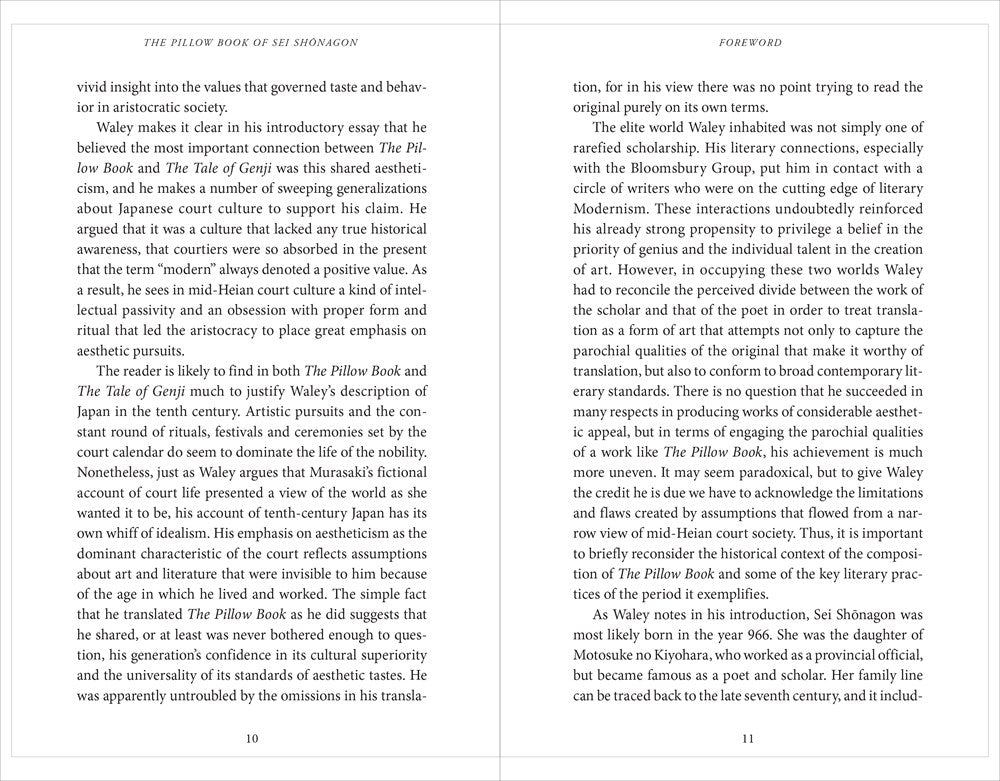 The Pillow Book of Sei Shonagon