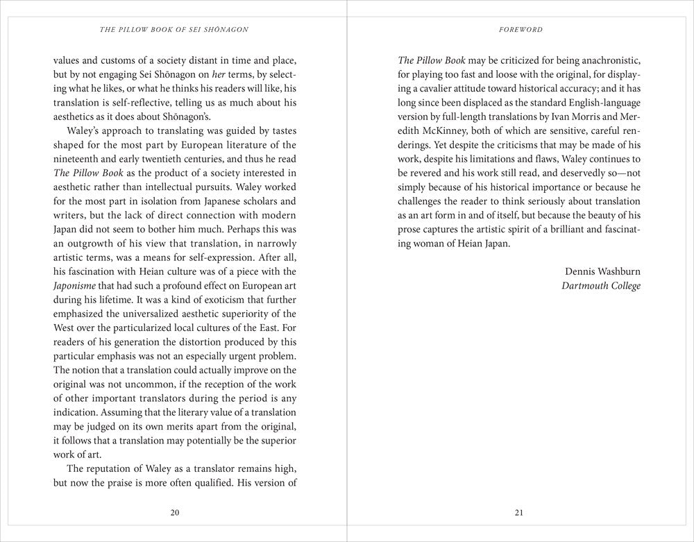 The Pillow Book of Sei Shonagon