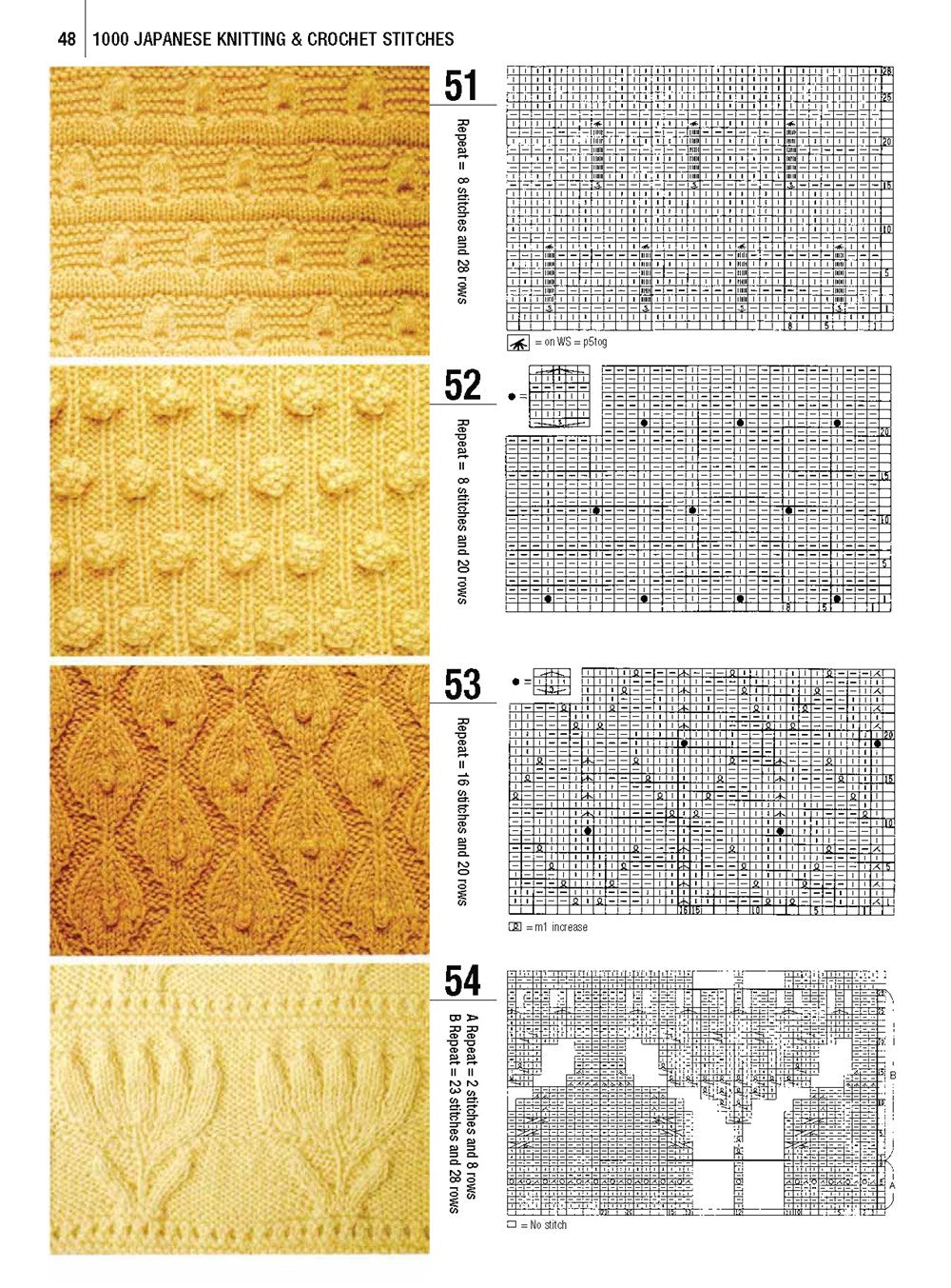 1000 Japanese Knitting & Crochet Stitches