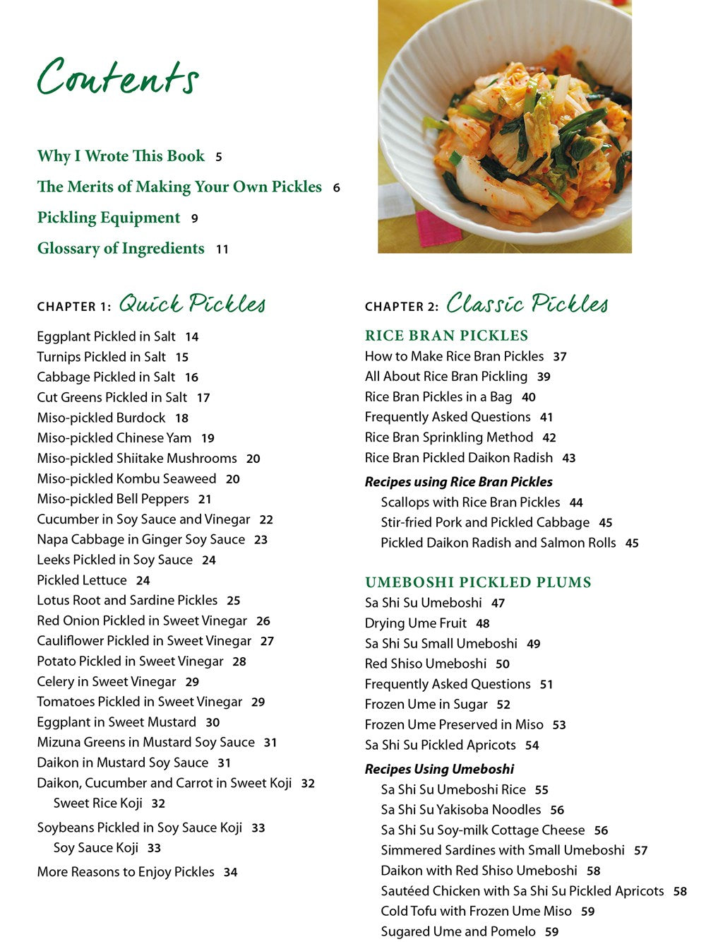 Cooking with Japanese Pickles