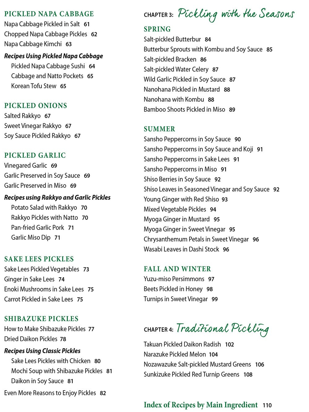 Cooking with Japanese Pickles