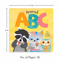 Animal ABC: Playful animals teach A to Z (Padded Board Book)