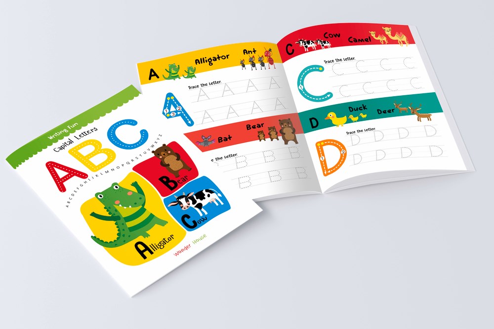 Writing Practice Boxset: Pack of 4 Books (Writing Fun: Write And Practice Capital Letters, Small Letters, Patterns and Numbers 1 to 10)