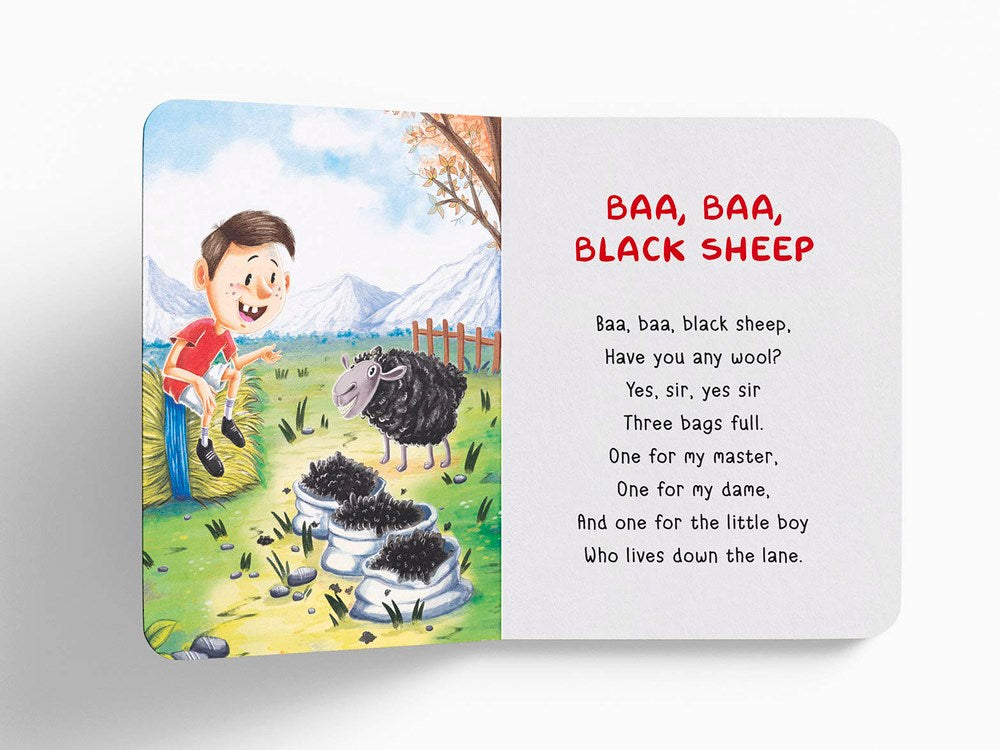 Nursery Rhymes Board Book: Illustrated Classic Nursery Rhymes
