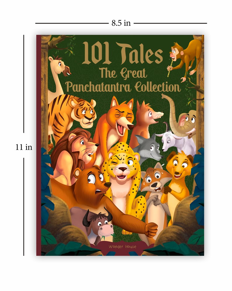 101 Tales The Great Panchatantra Collection: Collection of Witty Moral Stories For Kids For Personality Development (Hardback)