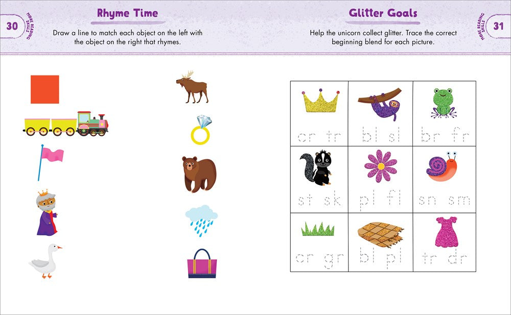 Kindergarten Activity Book Unicorns