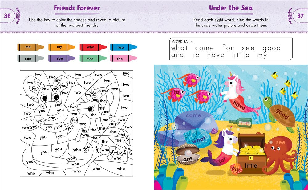 Kindergarten Activity Book Unicorns