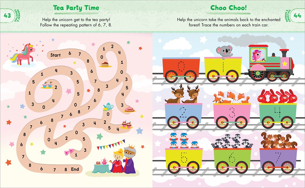 Kindergarten Activity Book Unicorns