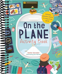 On The Plane Activity Book: Includes puzzles, mazes, dot-to-dots and drawing activities