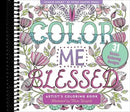 Color Me Blessed Inspirational Artist's Coloring Book: 31 Stress-Relieving Designs