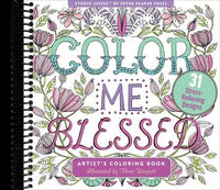 Color Me Blessed Inspirational Artist's Coloring Book: 31 Stress-Relieving Designs